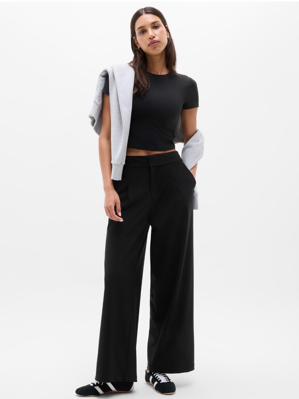 NWOT Athleta Pinnacle Black Trouser Size 10/P